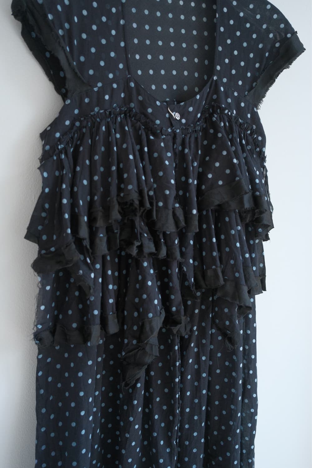 Blue dot frill dress 상품이미지3