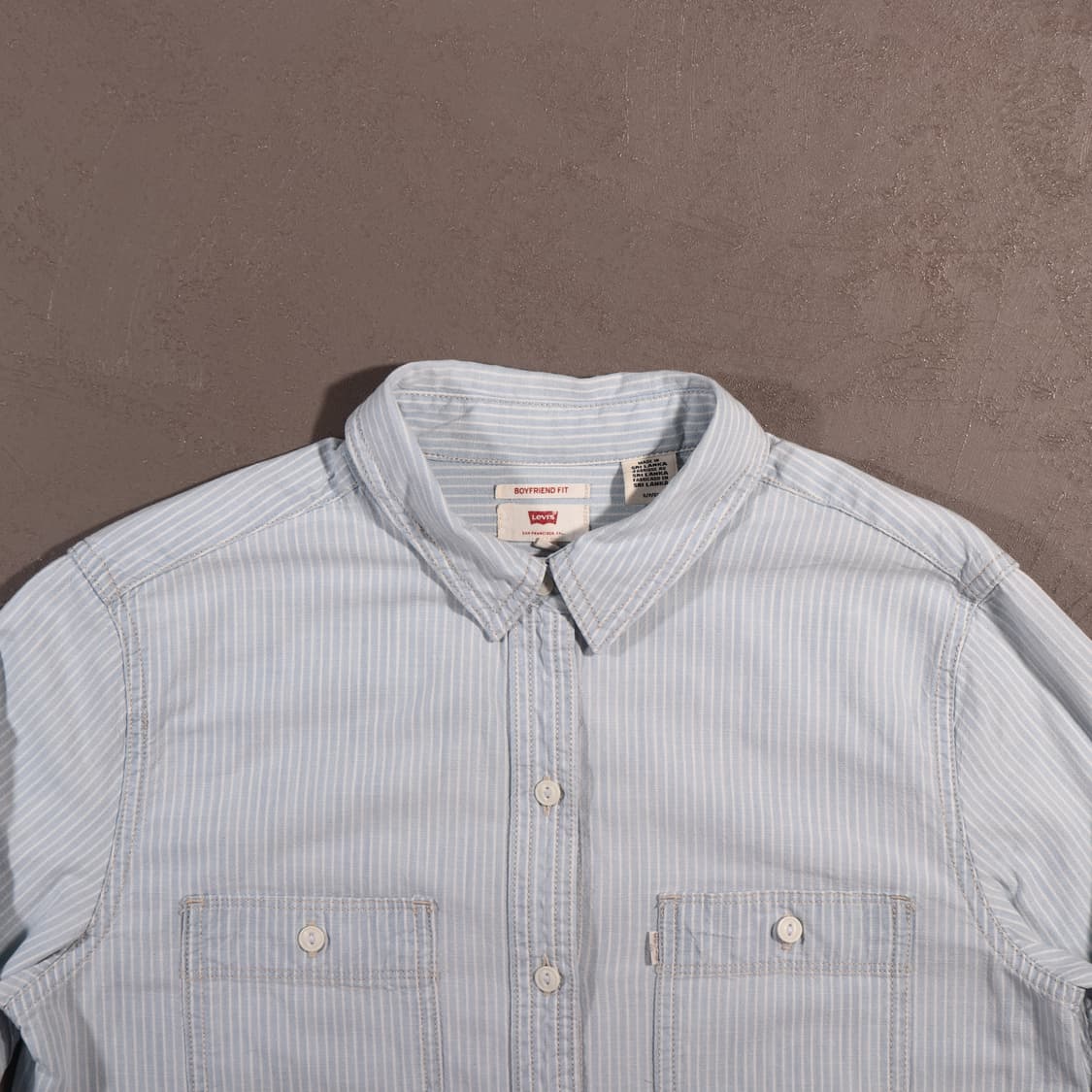 리바이스 데님 스트라이프 셔츠 상품이미지2