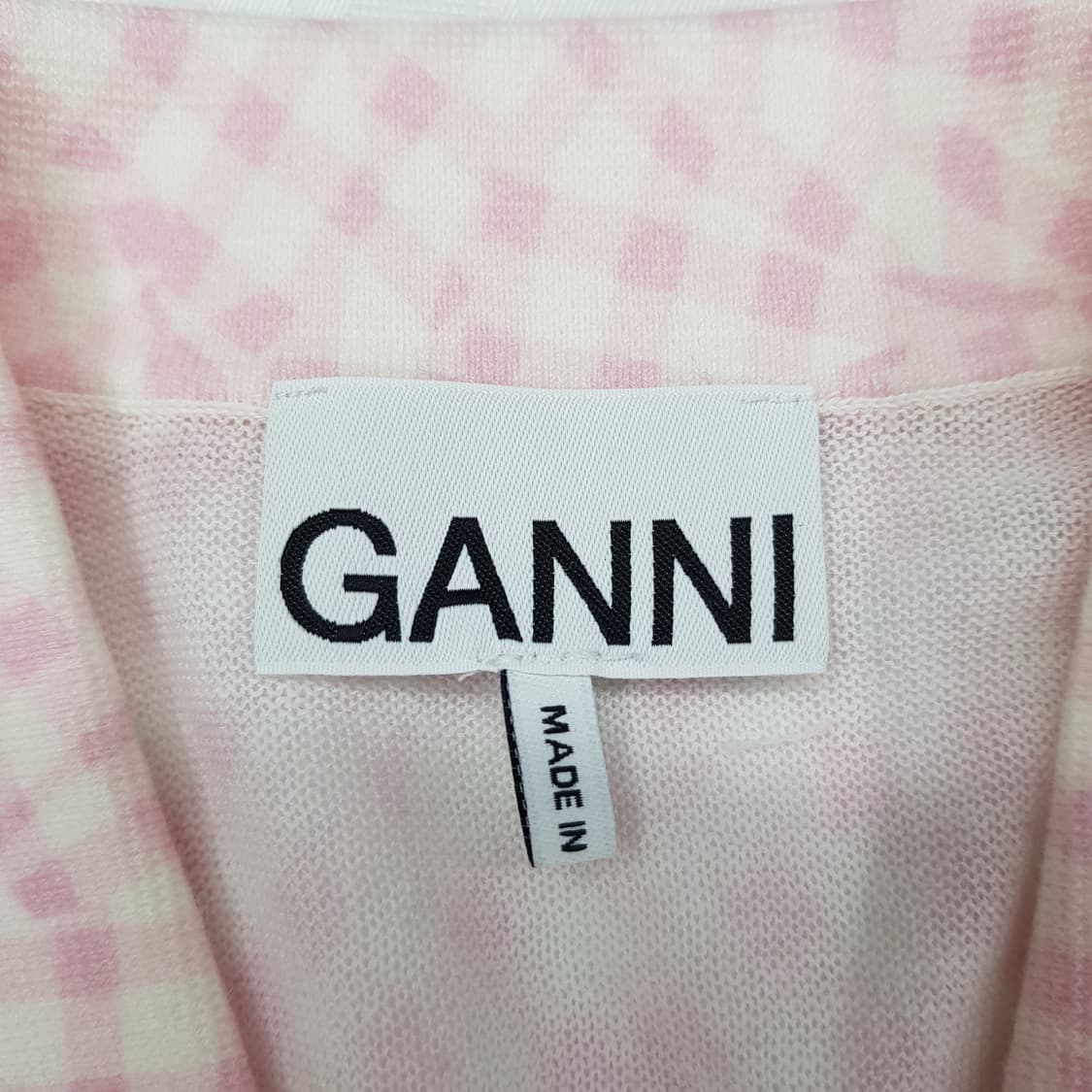 가니 GANNI 2025 니트 폴로 셔츠 S사이즈 상품이미지8