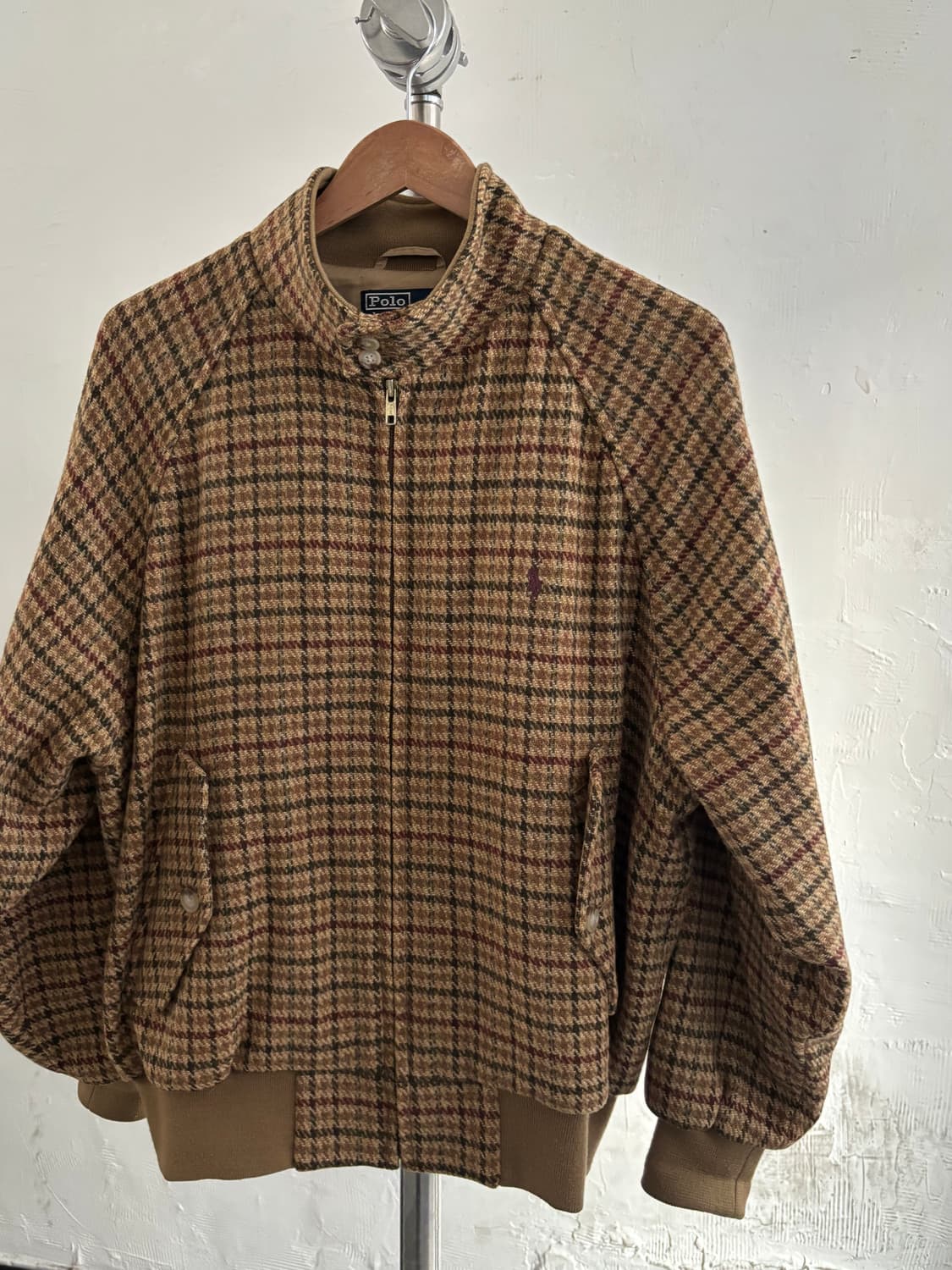 Polo 폴로 랄프로렌 90’s 건클럽체크 울 바라쿠타 자켓 상품이미지2