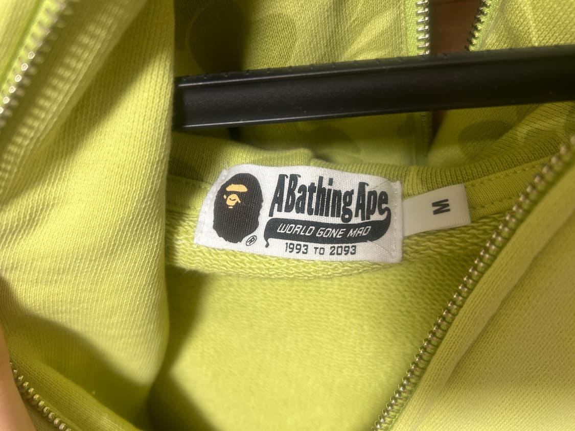 원포인트 베이프 후드집업 정품 상품이미지6