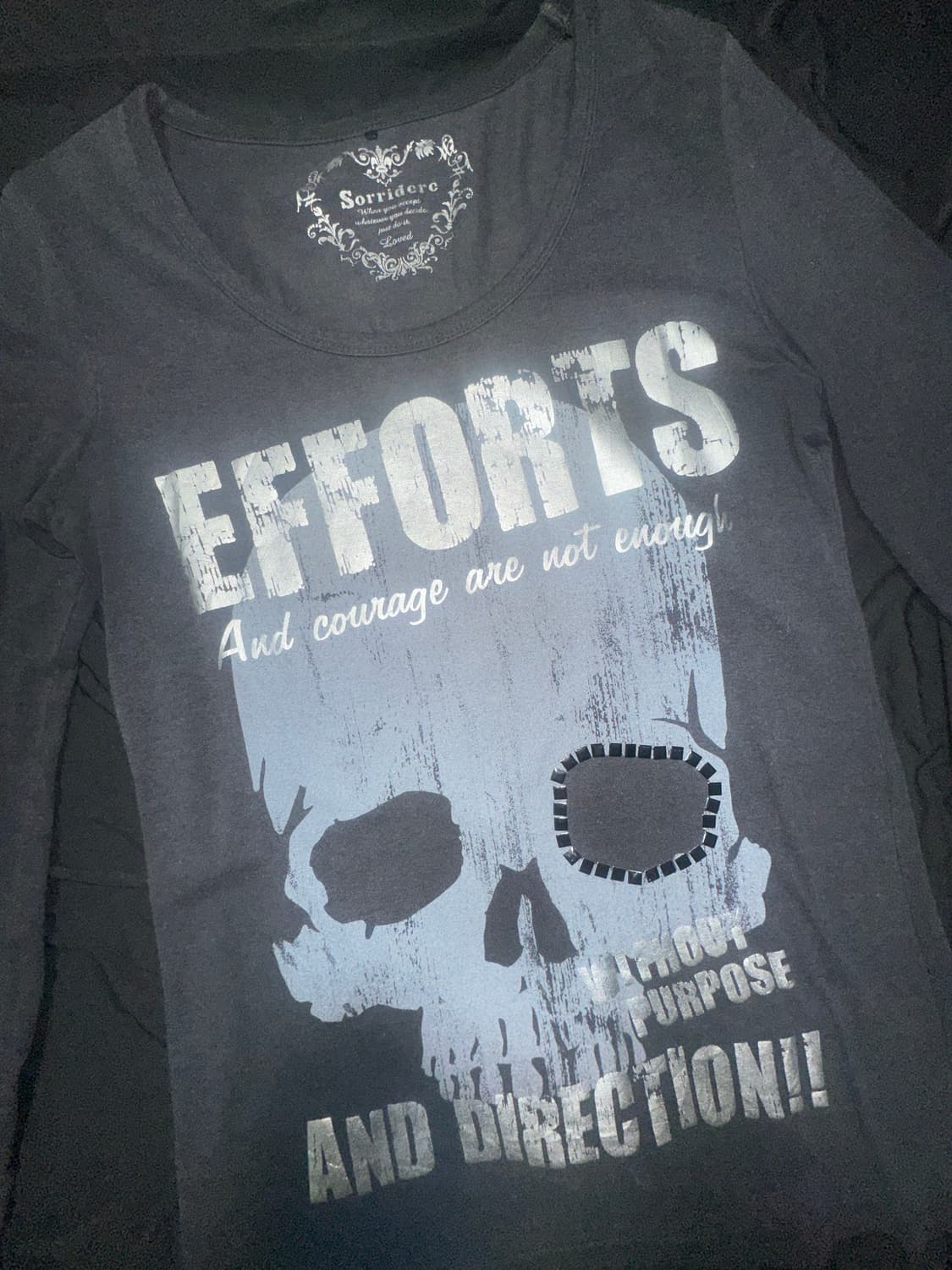 펑크 빈티지 해골 롱슬리브 punkvintage skull sleeve 상품이미지2