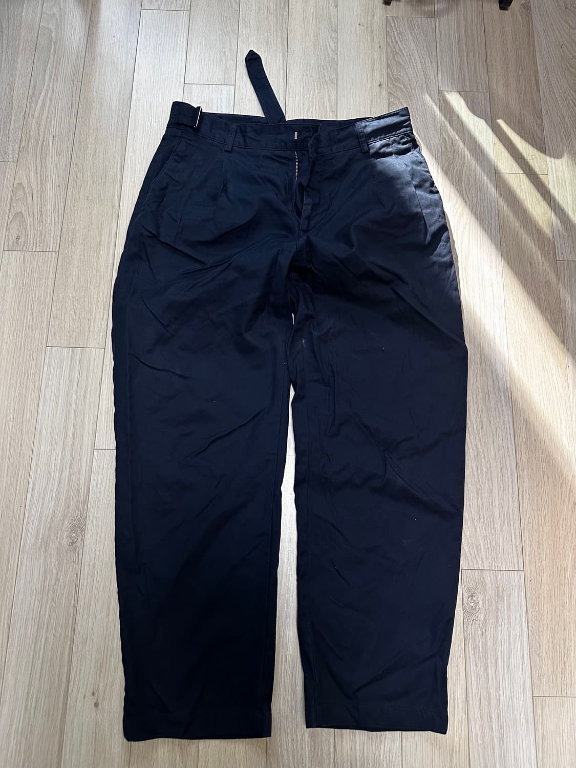 무신사 스탠다드 코튼 구르카 팬츠 네이비 상품이미지1