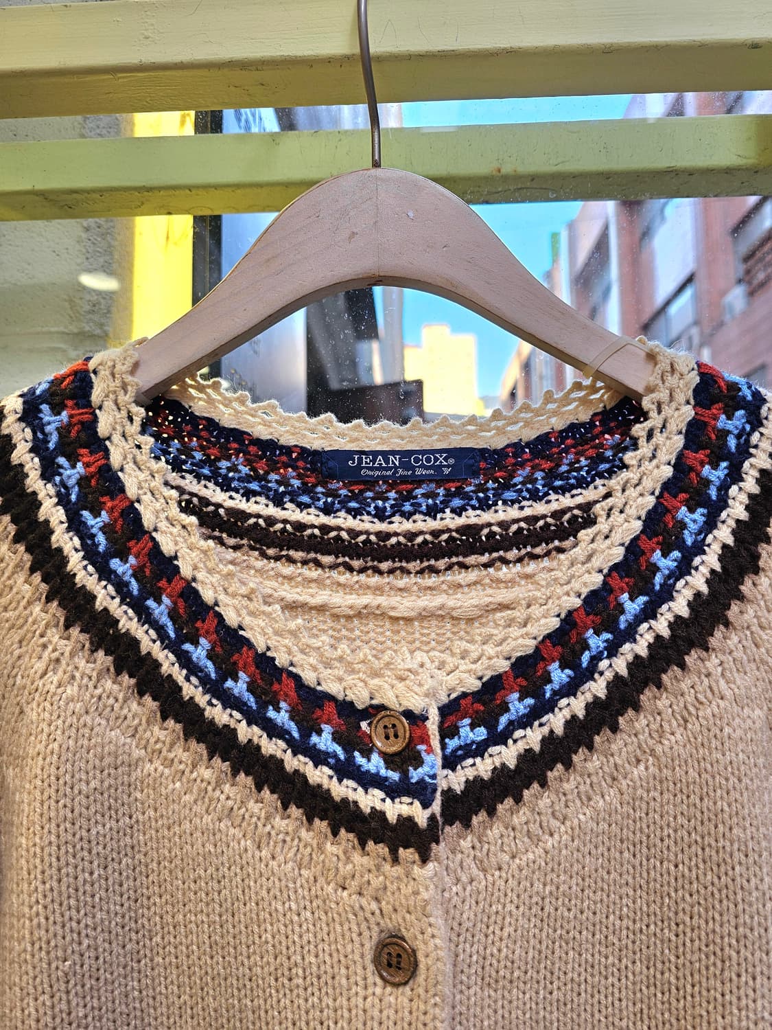 Jean-cox 에스닉 울 가디건 상품이미지4