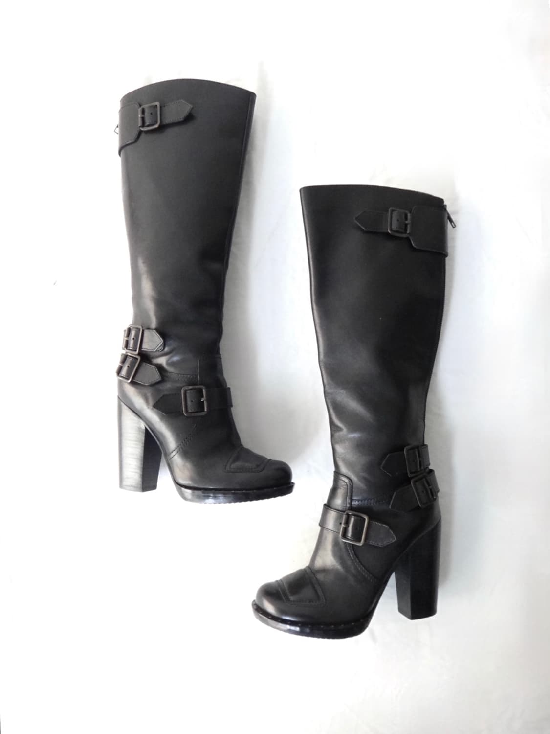 THEORY multy buckle long boots / black 상품이미지2