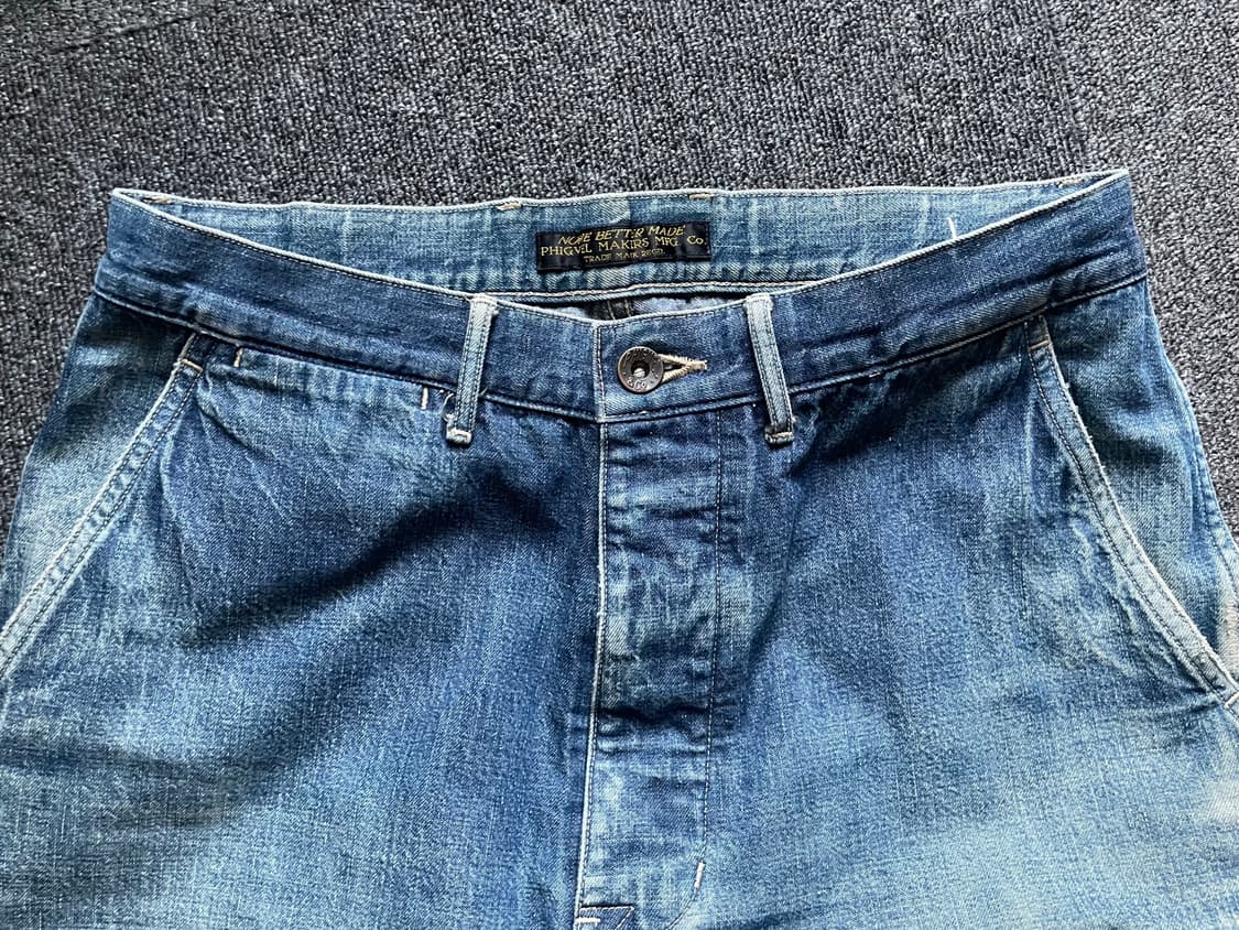 올드 피그벨 데님 밀트라우저 (실사이즈30-31) 상품이미지4