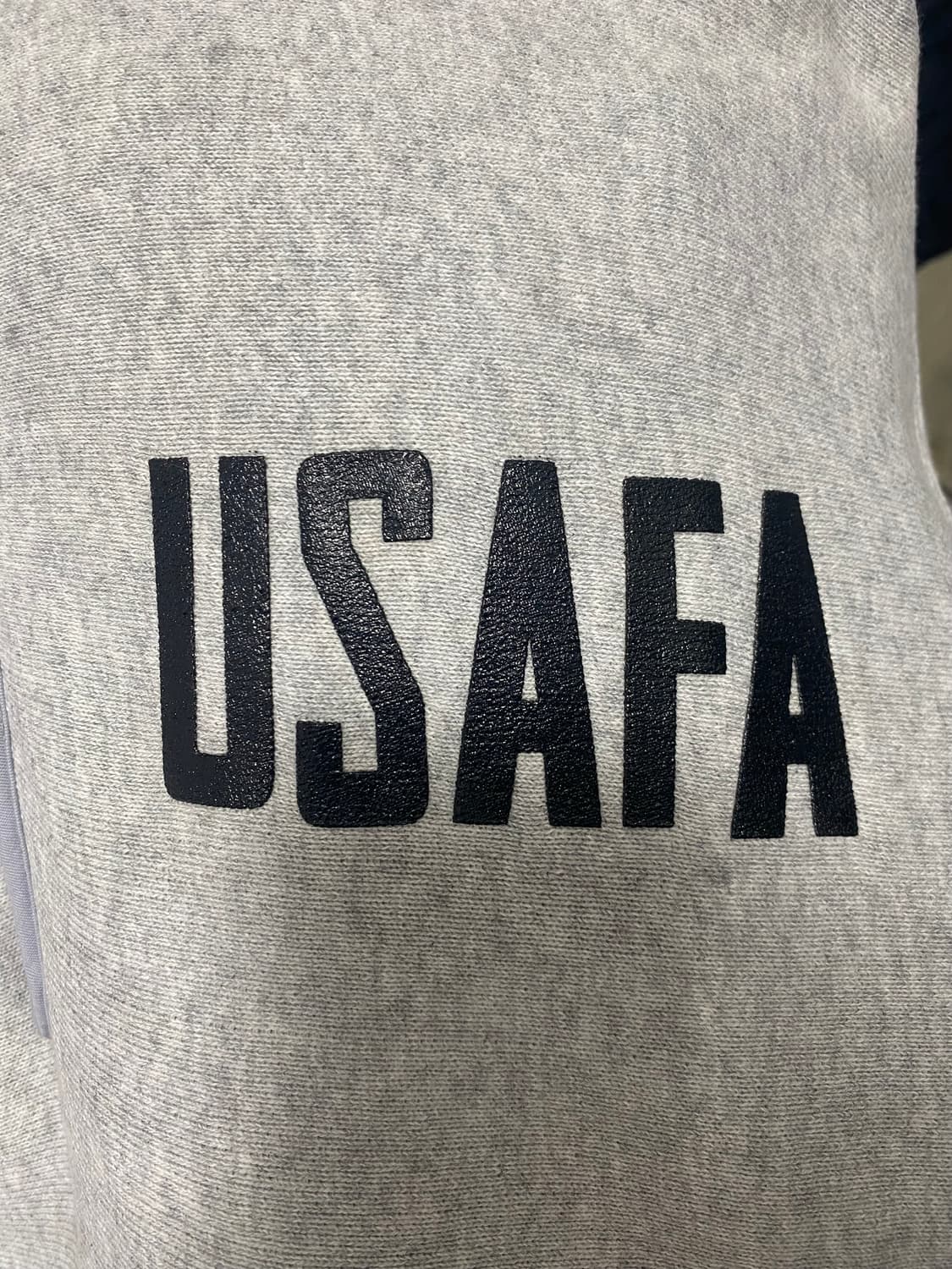 챔피온 블루텍 USAFA 리버스웨이브 하프집업 스웻 후디 상품이미지5