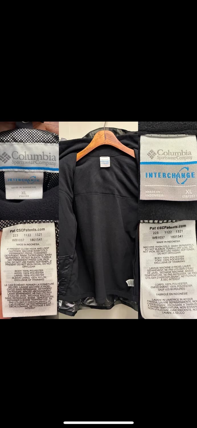 컬럼비아 카모 자켓+플리스 포함 (일본판 남자95추천) 상품이미지6