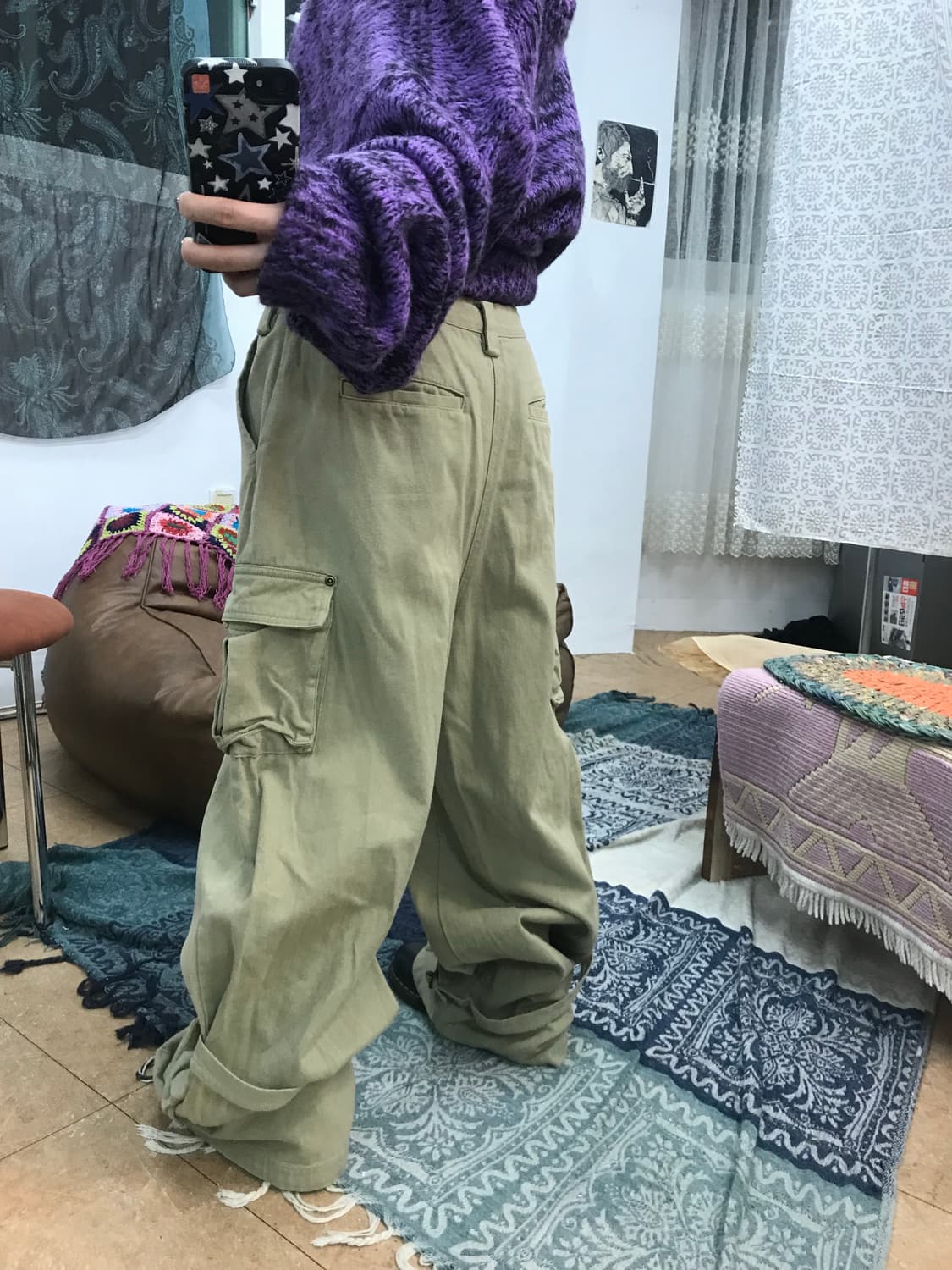 널디 베이지 카고팬츠  상품이미지2