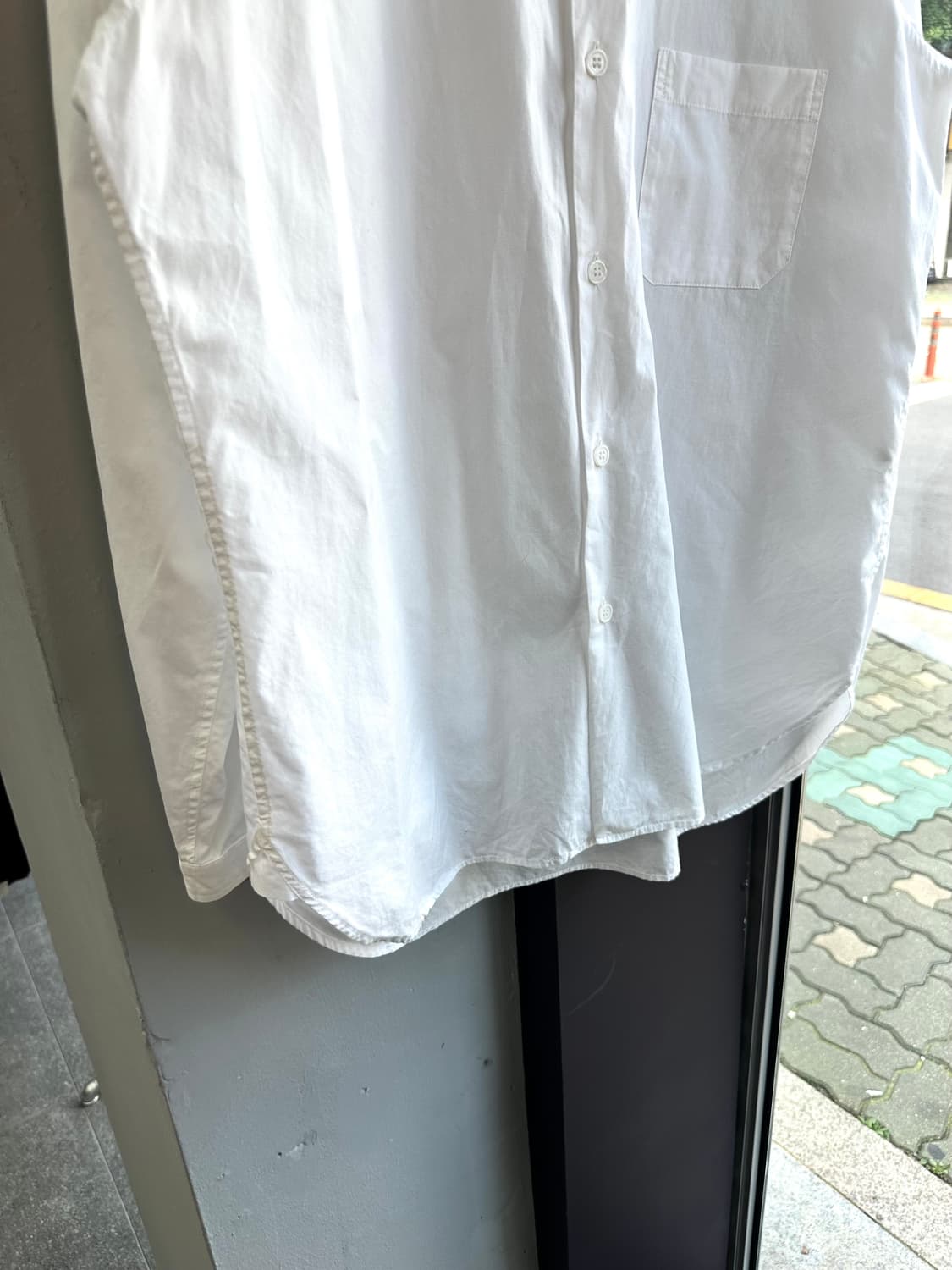 3/ 요지야마모토 뿌르옴므 백포인트 셔츠 상품이미지4