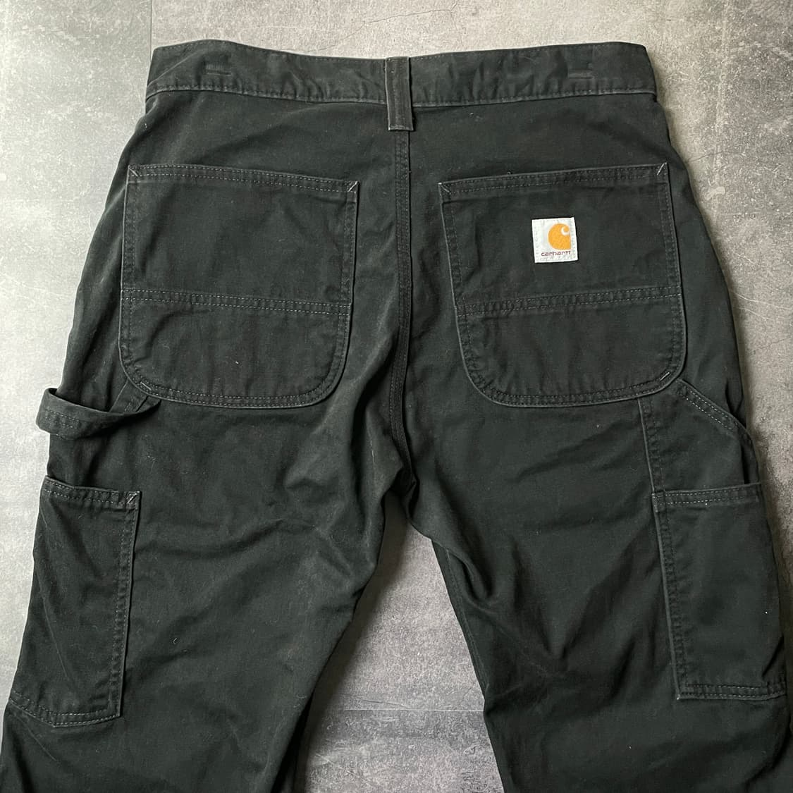 CARHARTT 칼하트 빈티지 블랙 싱글니 워크팬츠 상품이미지7