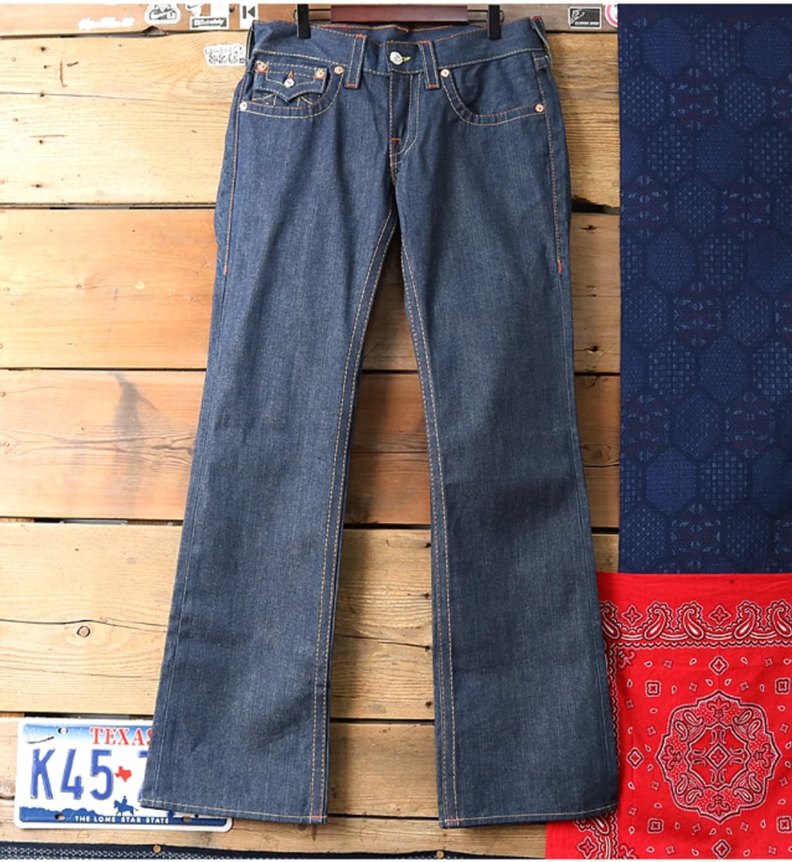 미국메이드 00S 트루릴리젼 BILLY 빌리 드레곤 자수 부츠컷 데님 상품이미지2