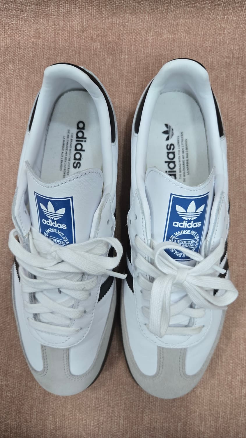 아디다스 미착용 265mm-삼바 OG 화이트 블랙   상품이미지2