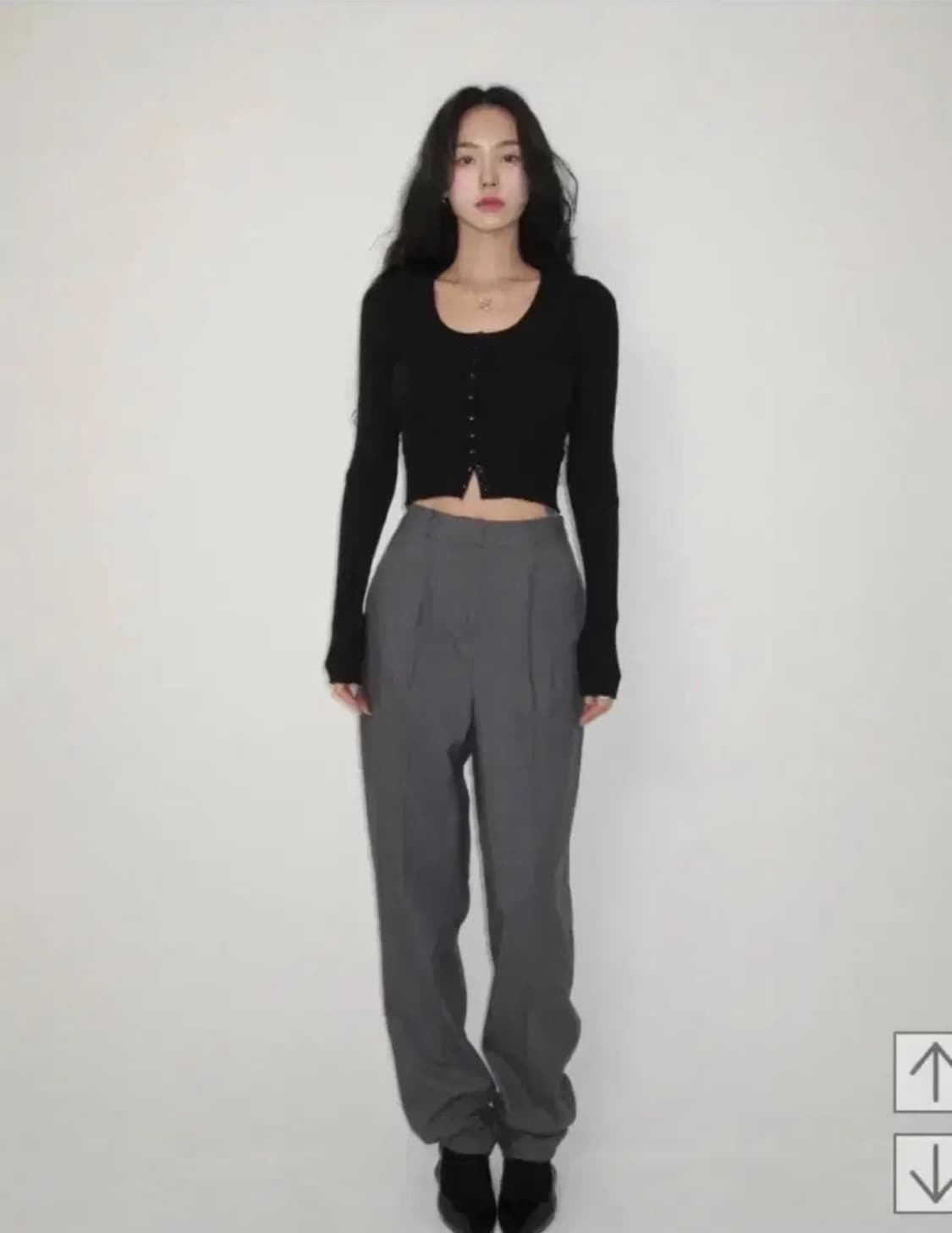 (새상품) 페일제이드 제니 울 슬랙스 블랙 1 사이즈 상품이미지1