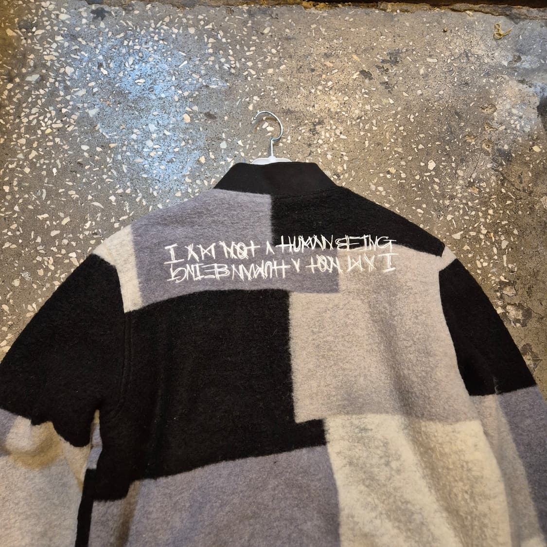 L(착샷잇음) 디스이즈네버댓 패턴 울 블루종자켓  상품이미지7