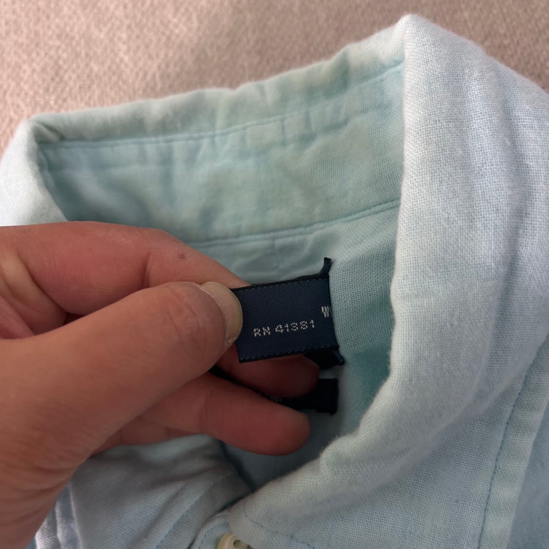 95 폴로랄프로렌 스카이블루 코튼 셔츠 상품이미지5