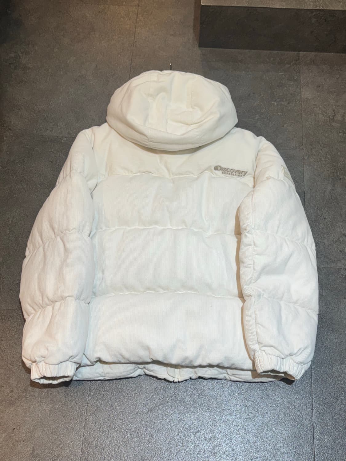 디스커버리 코듀로이 골덴 패딩 95사이즈 상품이미지3