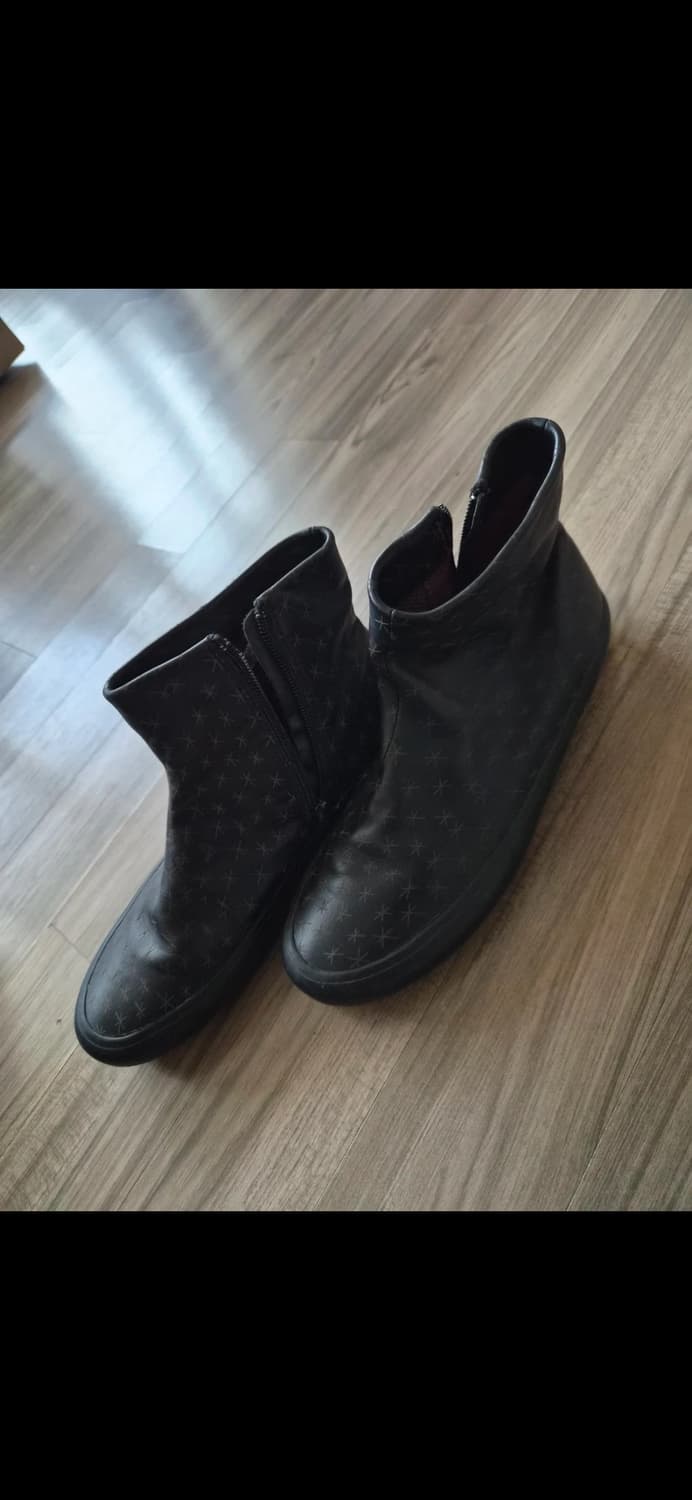 캠퍼 스타패턴 지퍼 앵클부츠 245 상품이미지2