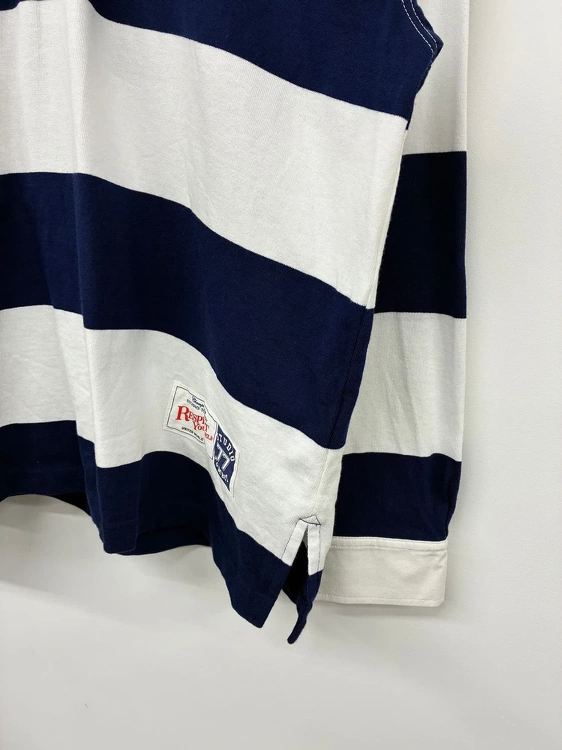 스튜디오톰보이 23FW 빅보더 럭비 카라 롱슬리브 PN9794 상품이미지3