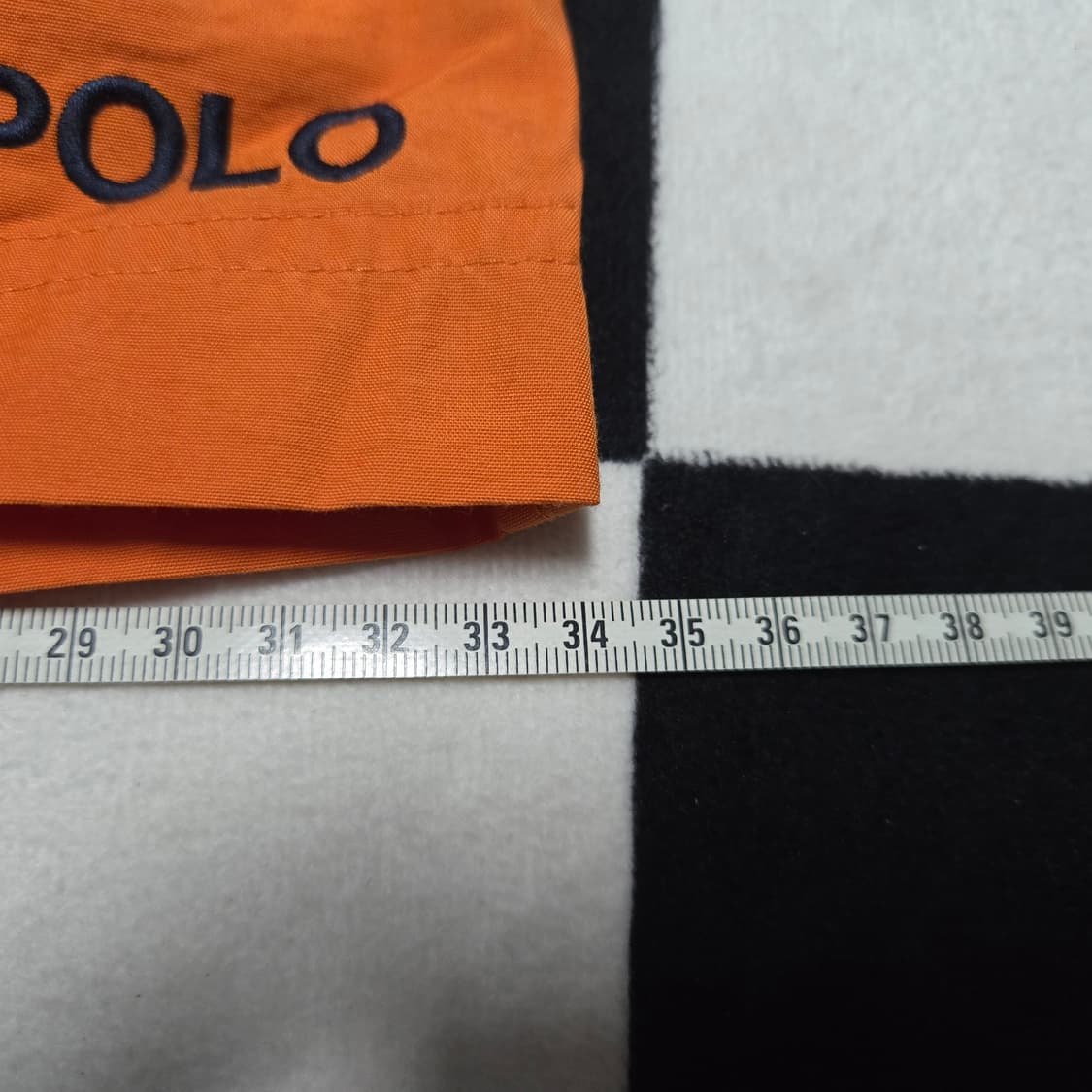 M 폴로스포츠 90s 미니 스펠아웃 스윔팬츠 오렌지 수영복 상품이미지8