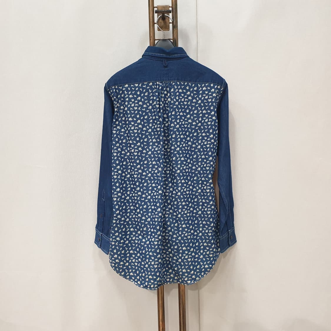 유니클로 X 이네스 드라 프레상쥬 코튼 패턴 긴팔 셔츠 m 상품이미지3