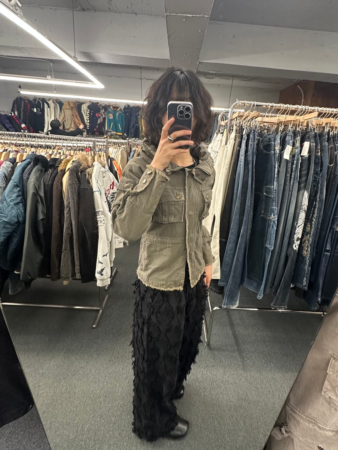 M)Locstyle 빈티지 여성 야상 자켓 상품이미지1