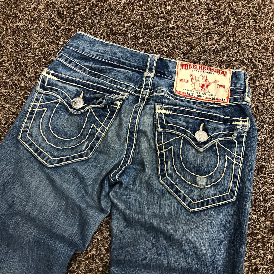 트루릴리전 빌리 슈퍼티 워싱 데님 팬츠 상품이미지5