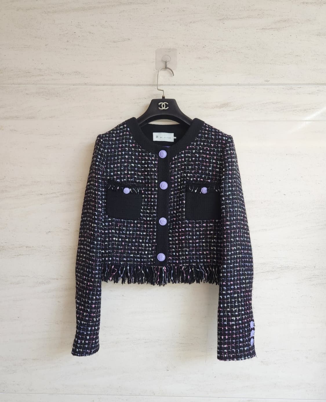잇미샤 크롭 트위드자켓 55사이즈 상품이미지6