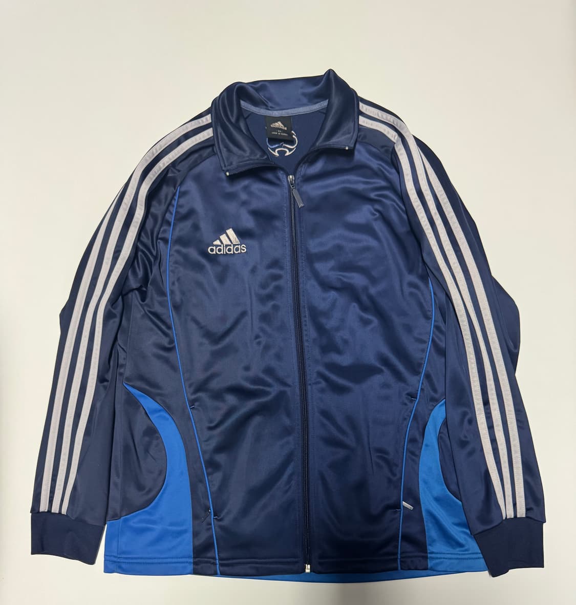 아디다스 올드스쿨 안감 기모 니트 트랙탑 져지 M 95 네이비 상품이미지1