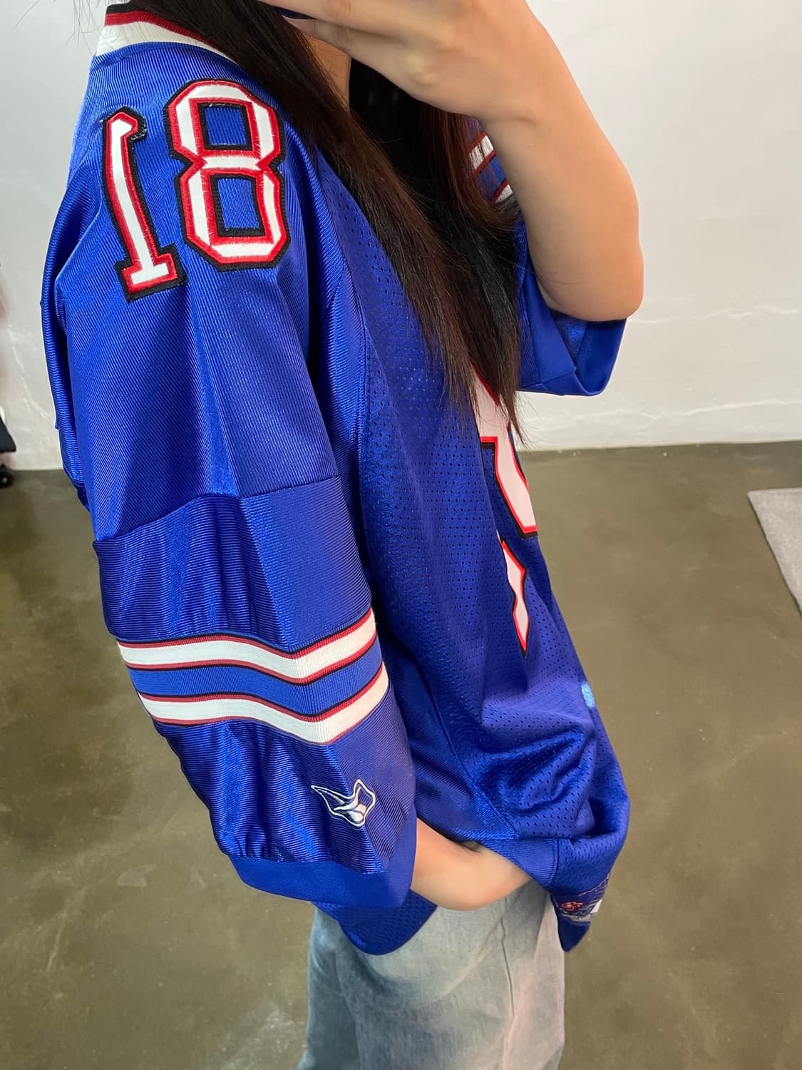 리복 NFL 빌스 81번 이슬리 유니폼 54사이즈 상품이미지2