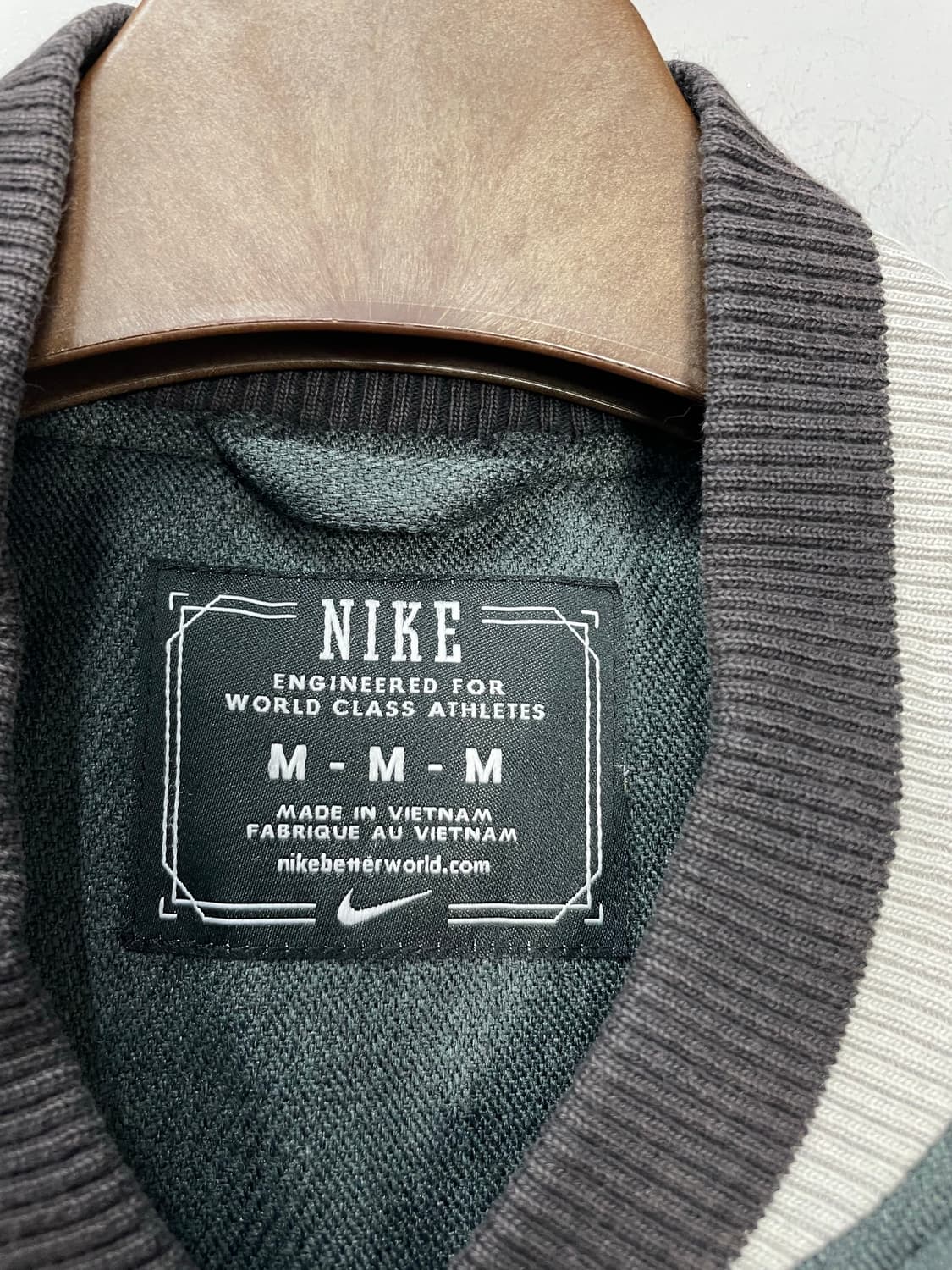 나이키 올드스쿨 빅로고 바시티 자켓 H1165 상품이미지5