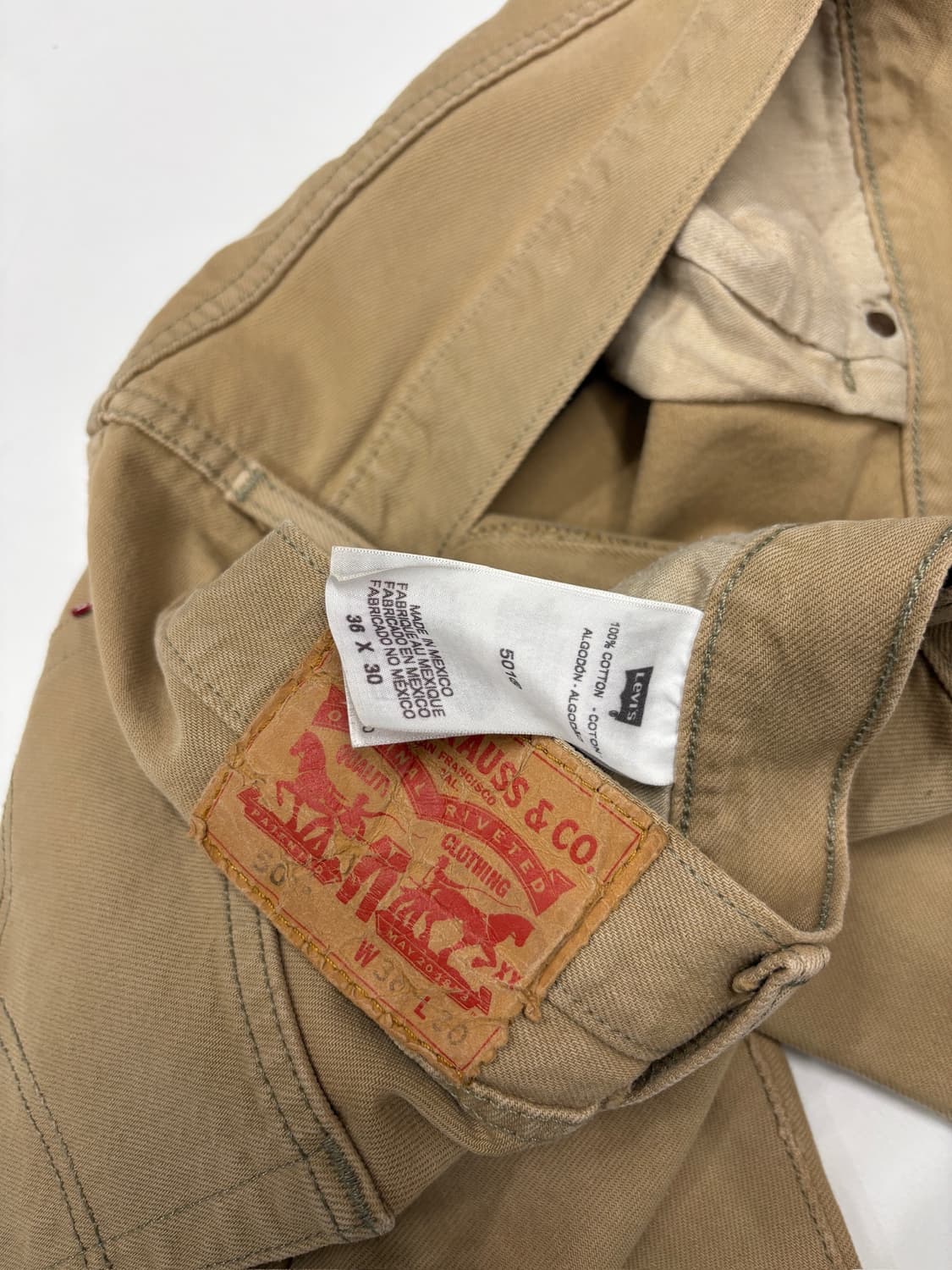 Levis 리바이스 511 베이지 코튼 팬츠 Levi’s 511 상품이미지3