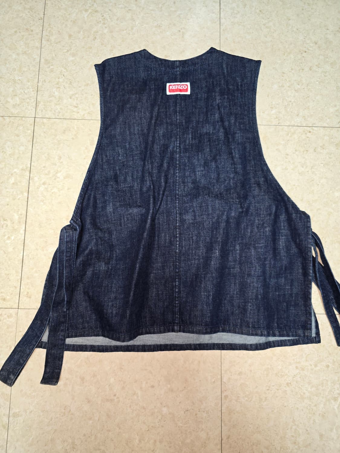 겐조 데님 베스트 L / 세븐틴 민규 착용모델 상품이미지3