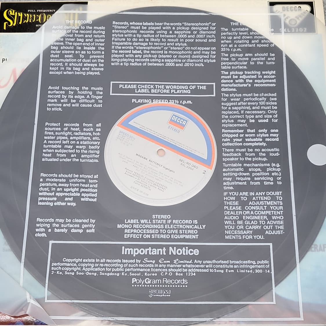 음질좋은 DECCA 클래식 LP 음반 20장
자켓상태 모두 양호한 편입니 상품이미지8