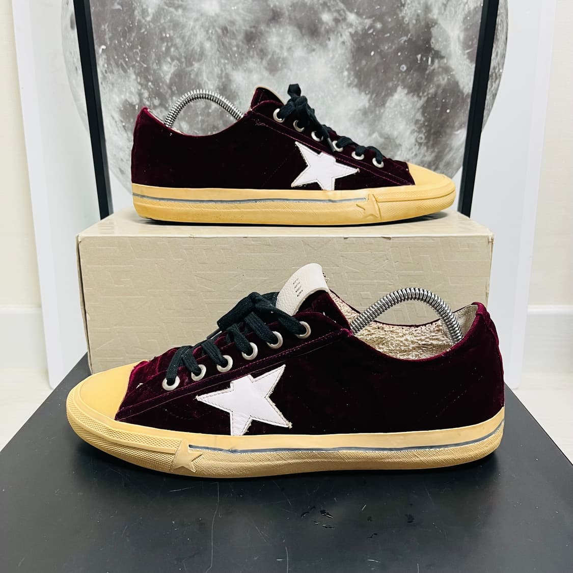 정품 43) 골든구스 브이스타2 벨벳 스니커즈 275~280 상품이미지1