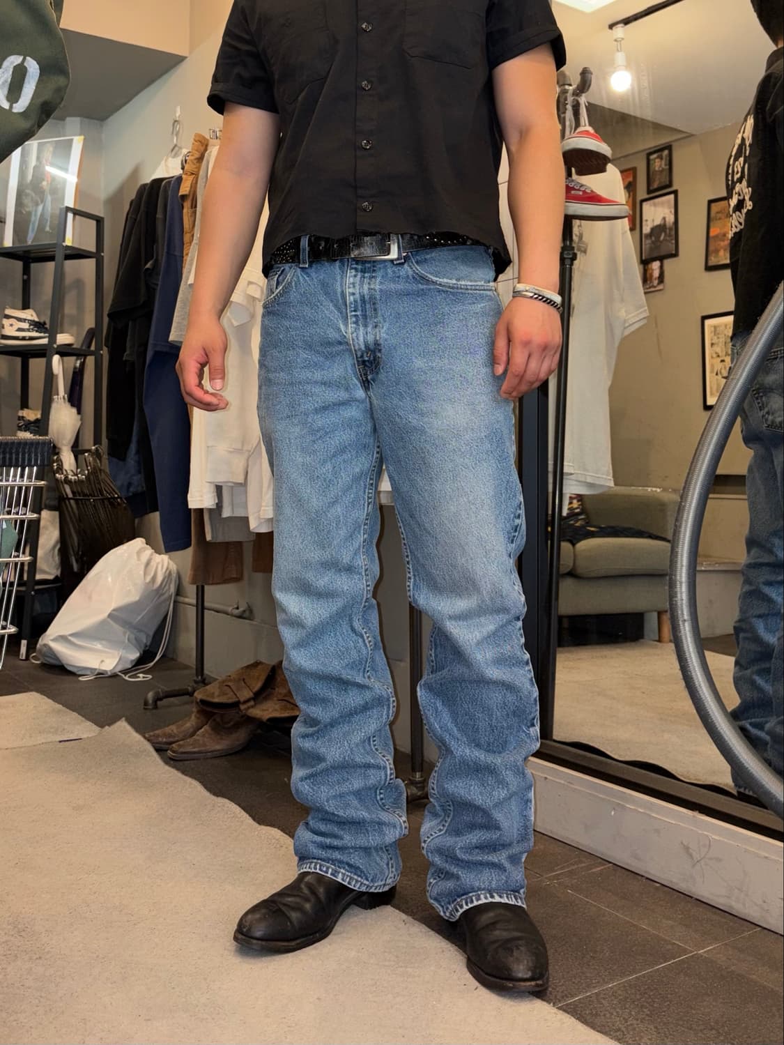 Early 00’s Levi’s 517 USA flare denim 상품이미지1