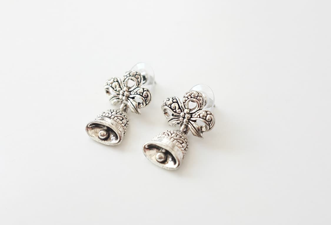 크리스마스 종 디자인 빈티지귀걸이 빈티지악세사리 상품이미지4