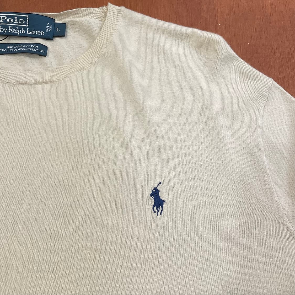 (L) POLO 폴로 랄프로렌 피마코튼 니트 상품이미지8