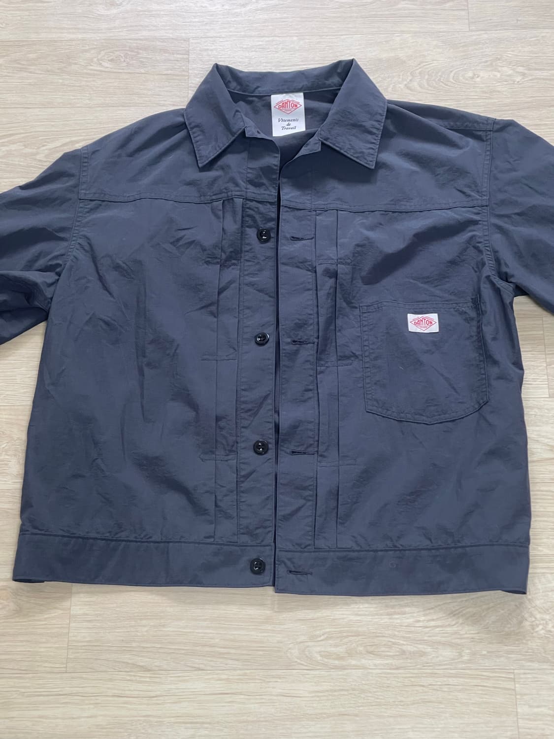 단톤 1세대 데님자켓 형태의 나일론 자켓 상품이미지1