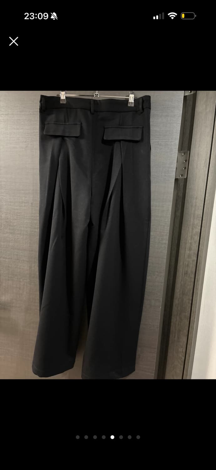 A Puee 블랙 와이드 팬츠 XL 새상품 상품이미지3