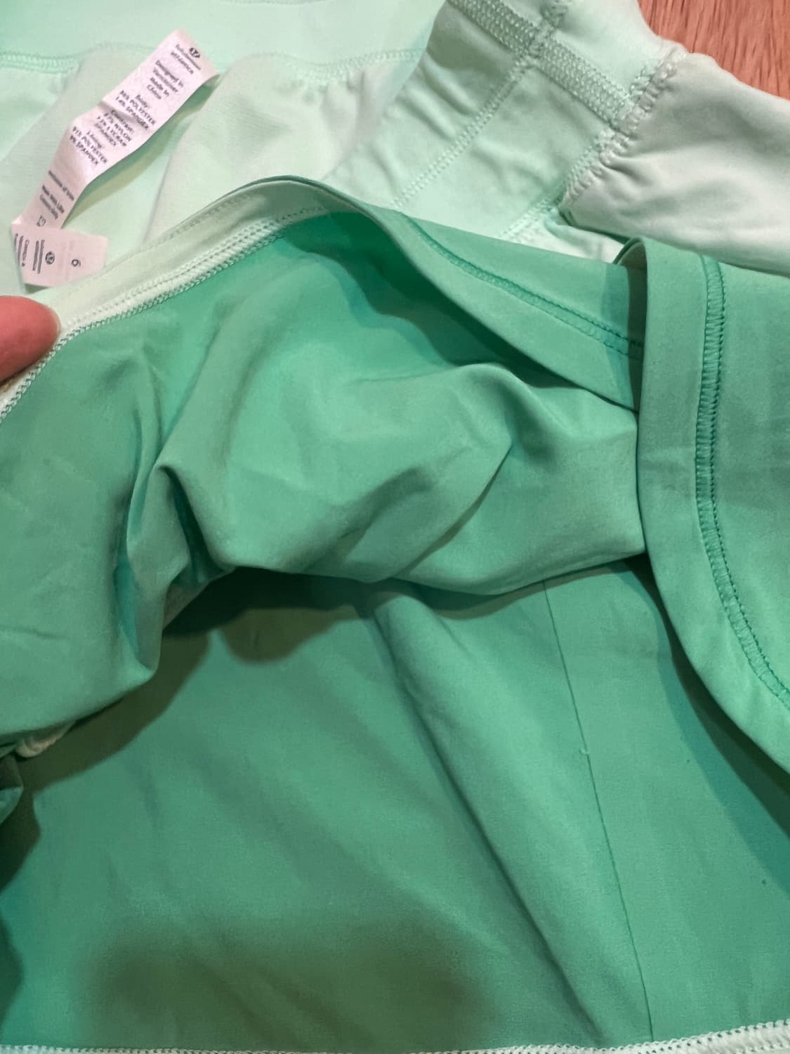 룰루레몬 여성 그린 런닝쇼츠 런닝팬츠 트레이닝바지 상품이미지4