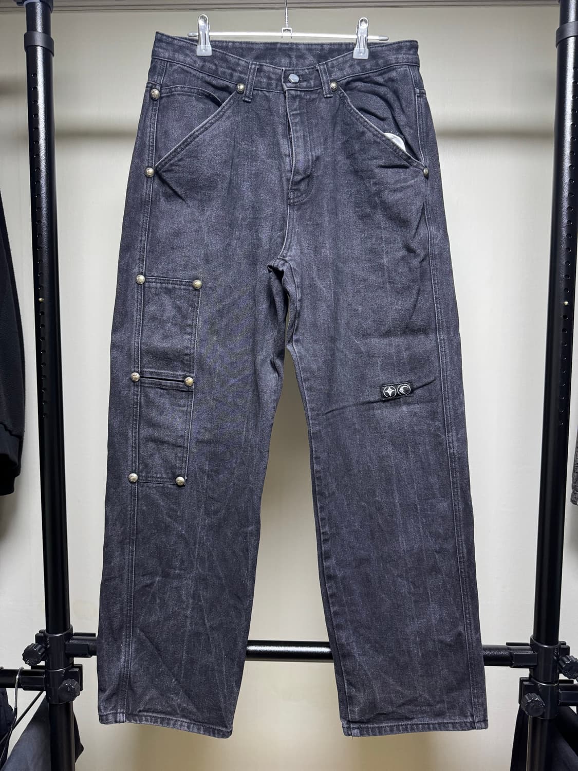 [L] THUG CLUB  떠그 팬츠 블랙 상품이미지1