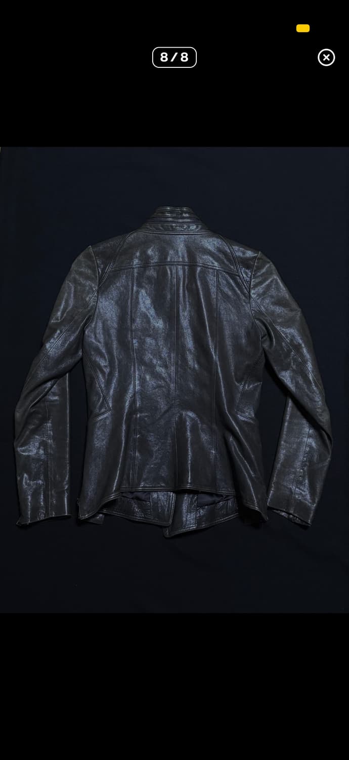 CORTIS style real leather jacket 빈티지 슬림핏 상품이미지8