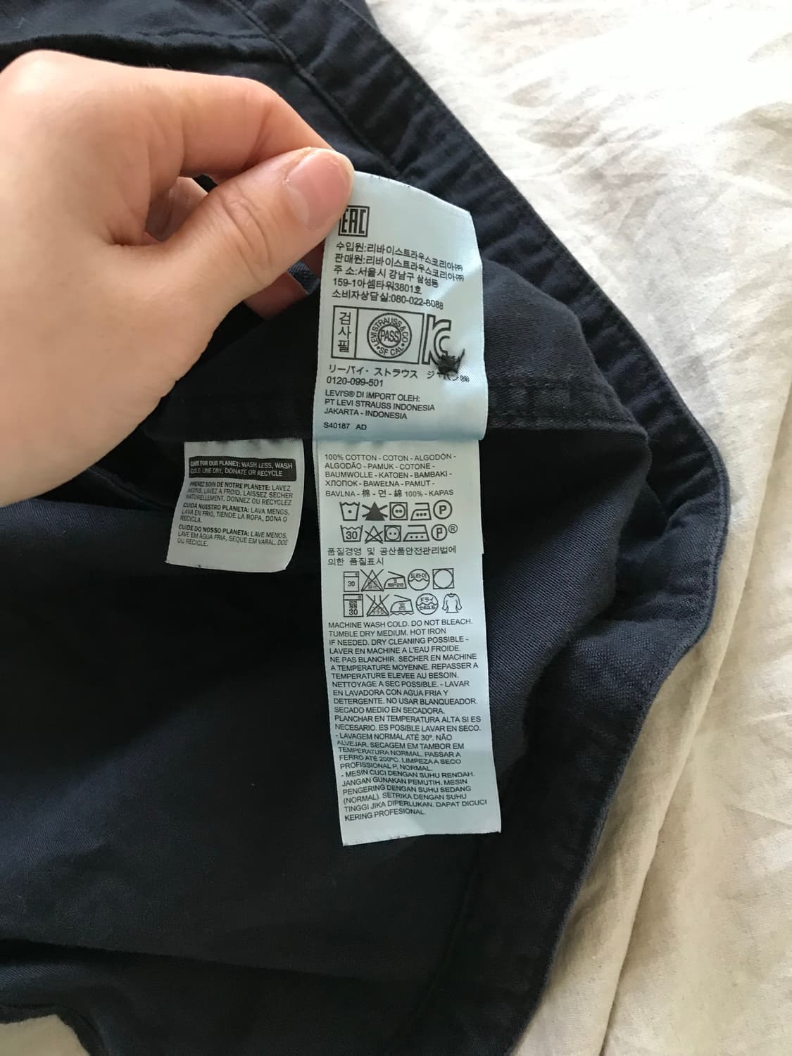 리바이스 블랙 야상 자켓  상품이미지9