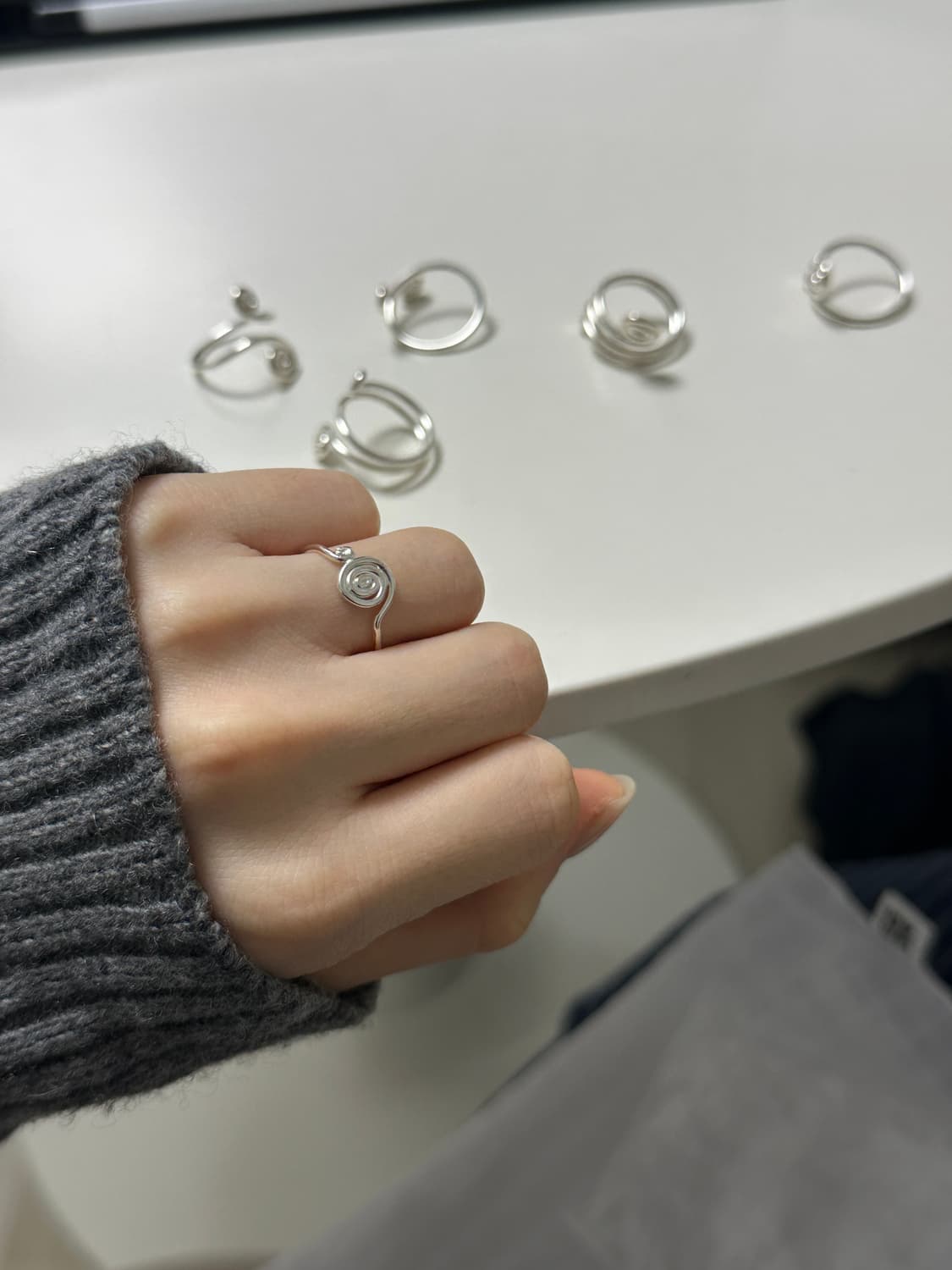 에스닉 보헤미안 핸드메이드 실버링 (Silver925) 상품이미지5