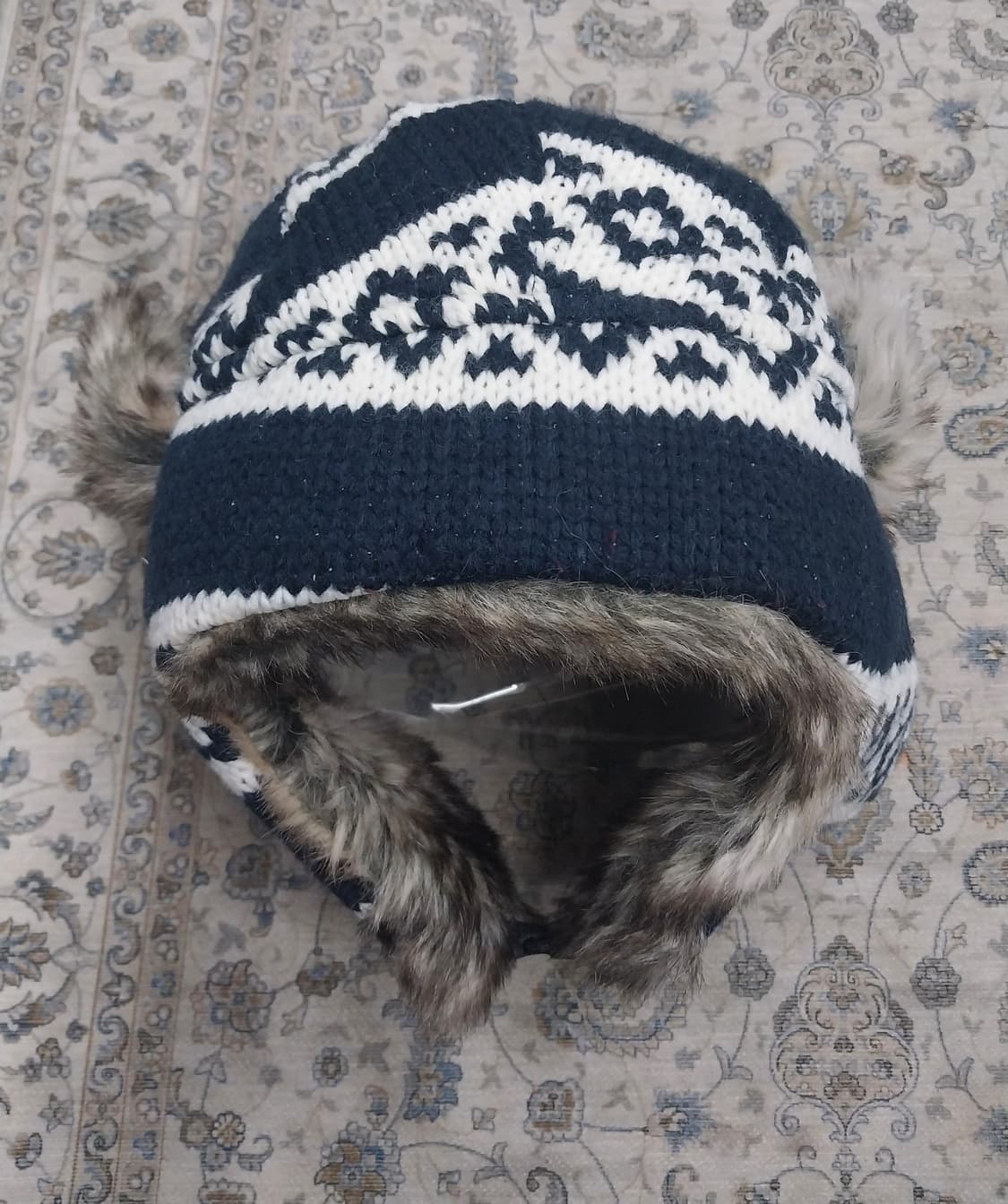 빈티지 노르딕 패턴 트루퍼햇 상품이미지3