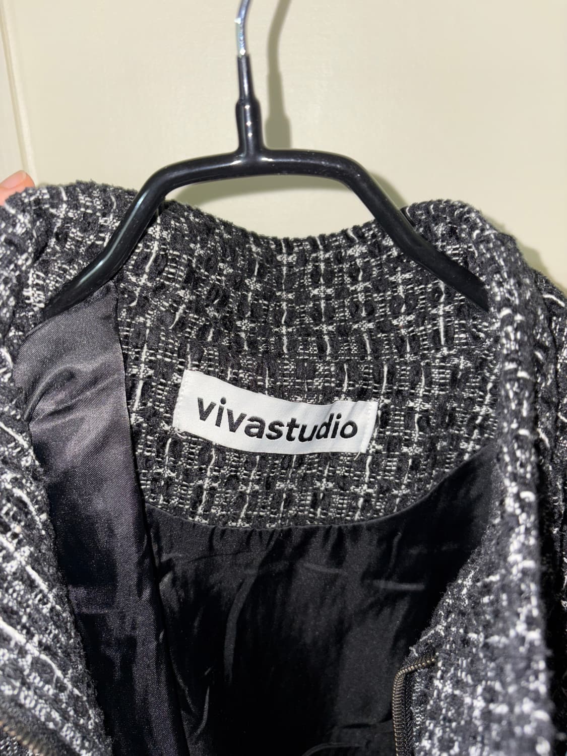 viva studio tweed zip-up 상품이미지5