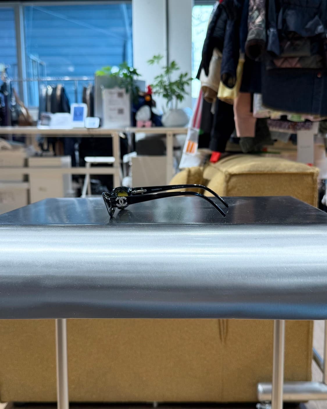 샤넬 그린렌즈 캣아이 선글라스  상품이미지4