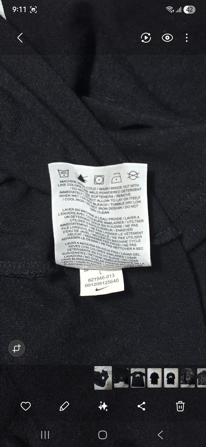 나이키 SB 드라이핏 반팔 티셔츠 L 상품이미지4