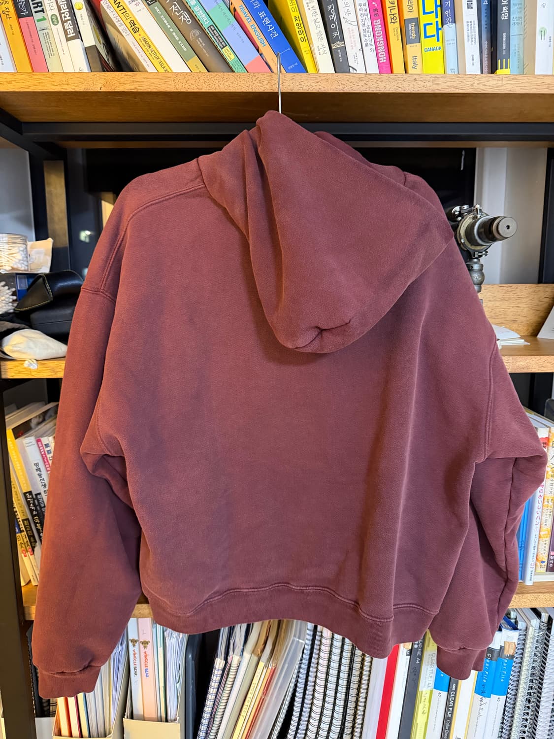 아킴보 클럽 페이디드 와인 후디 상품이미지2